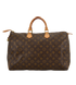 Speedy 40, &pound;650, Handbags, Brown, Canvas, Back view